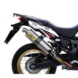 72621A : Arrow Maxi Race-Tech Auspuffanlage Aluminium Honda CRF Africa Twin