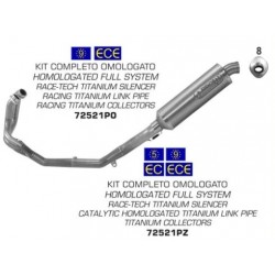 72521P : Arrow approved titanium exhaust system Honda CRF Africa Twin