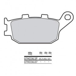 1036012 - 07HO36SP : Plaquettes de frein arrière Brembo Honda CRF Africa Twin