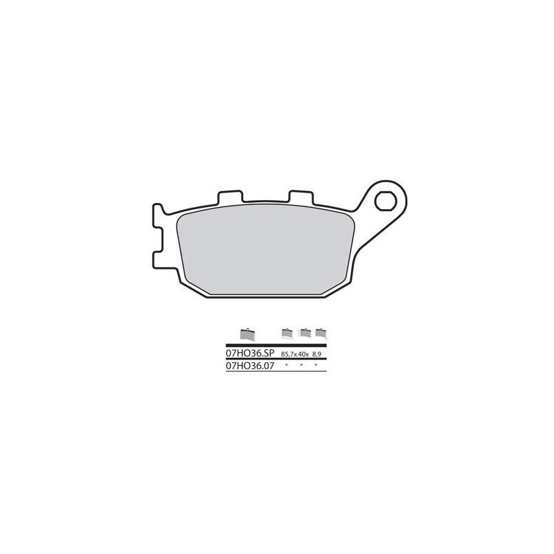 1036012 - 07HO36SP : Pastiglie freno posteriori Brembo Africa Twin CRF