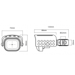 731106 : Feux additionnels LED Hepco-Becker Honda CRF Africa Twin
