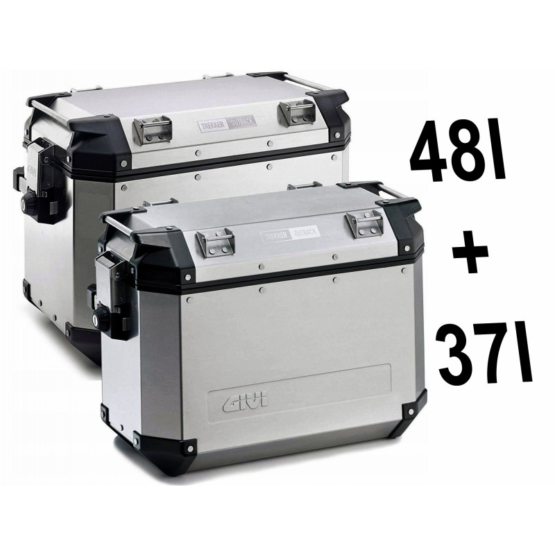 Givi Trekker Outback side cases 48 37l for Honda Africa Twin CRF