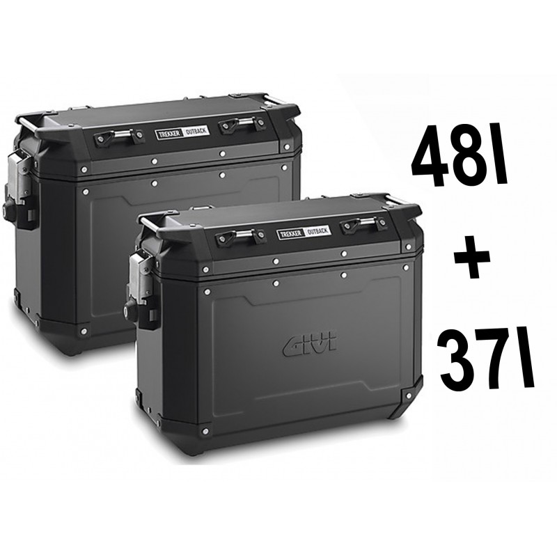 OBKN4837_PACK2 : Maletas Givi Trekker Outback 48/37l Africa Twin CRF
