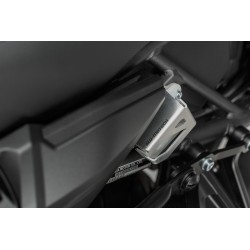 MyTech Protection pour réservoir d’huile de frein arrière en aluminium anodisé silver pour Honda CRF 1000 L Africa Twin 2018 et Honda CRF 1000 L Africa Twin Adventure Sports 2018