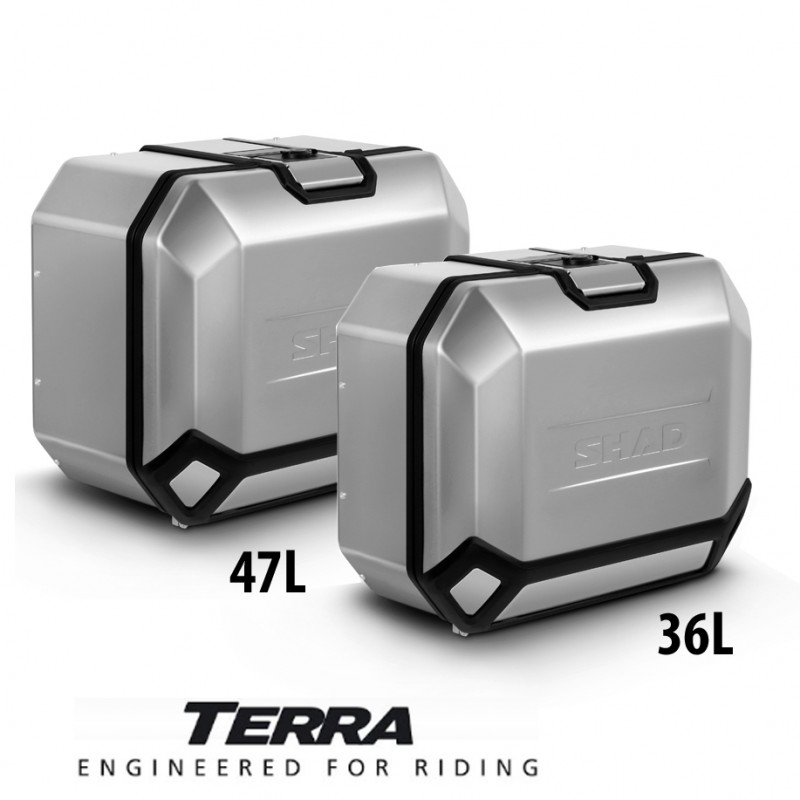 D0TR47100L + D0TR36100R : Shad Terra side cases 47/36l Honda CRF Africa Twin D0TR47100L + D0TR36100R : Shad Terra side cases 47/36l Honda CRF Africa Twin