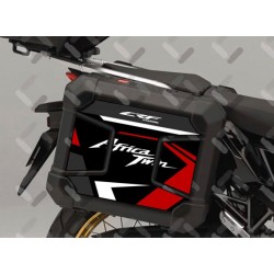 V-AT-CRF-1100 plas : Adhésifs valises plastiques Honda CRF1100 Africa Twin CRF