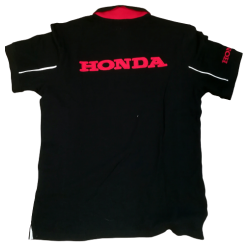 18347060515 : Offizielles Honda Polohemd Schwarz Honda CRF Africa Twin