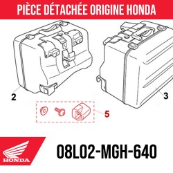 08L02-MGH-640 : Caoutchouc de fixation de valise Honda Honda CRF Africa Twin