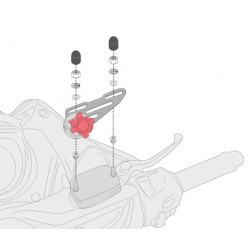 01VKIT + S904B : Givi GPS/Smartphone Mount Honda CRF Africa Twin