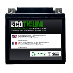 LIFEPO4 : Batterie lithium Ecothium Honda CRF Africa Twin