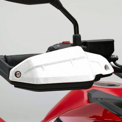 PACK-EXT-PMAIN-BLANC : Extensions de protège-mains blanches Honda Honda CRF Africa Twin