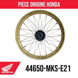 44650-MKS-E21 : Jante avant dorée origine Honda Honda CRF Africa Twin