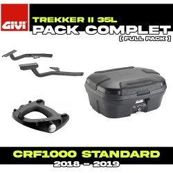PACK-SR1162-TRK35B : Givi Trekker II 35L Black Kit Honda CRF Africa Twin