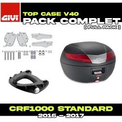 PACK-SR1144-V40N : Pack Top-Case Givi V40 Honda CRF Africa Twin