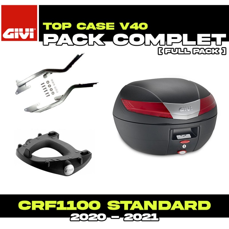 PACK-1179FZ-V40N : Pack Top-Case Givi V40 Honda CRF Africa Twin