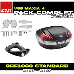 PACK-SR1144-V56NN : Pack Top-Case Givi V56 Maxia 4 Honda CRF Africa Twin