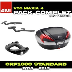 PACK-SR1162-V56NN : Pack Top-Case Givi V56 Maxia 4 Honda CRF Africa Twin