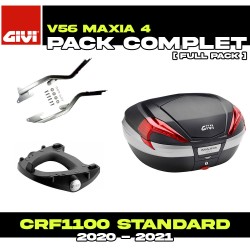 PACK-1179FZ-V56NN : Pack Top-Case Givi V56 Maxia 4 Honda CRF Africa Twin