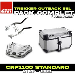 PACK-1179FZ-OBKN58A : Givi Trekker Outback 58L Alu Top-Case Pack Honda CRF Africa Twin