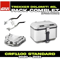 PACK-1179FZ-DLM46A : Pack Top-Case Givi Dolomiti 46L Alu Honda CRF Africa Twin