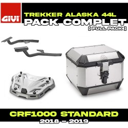 PACK-SR1162-ALA44A : Pack Top-Case Givi Alaska 44L Alu Honda CRF Africa Twin