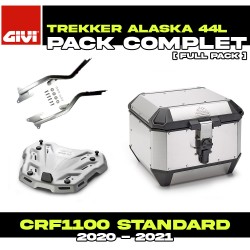 PACK-1179FZ-ALA44A : Givi Alaska 44L Alu Topcase-Set Honda CRF Africa Twin