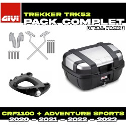 PACK-SR1178-TRK52N : Pack Top-Case Givi Trekker 52L Alu Honda CRF Africa Twin