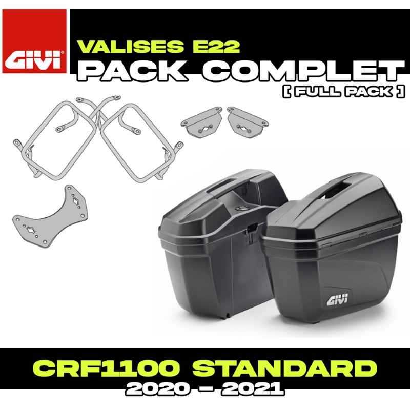 PACK-PLO1179MK-E22N : Givi E22 Side Panniers Kit Honda CRF Africa Twin