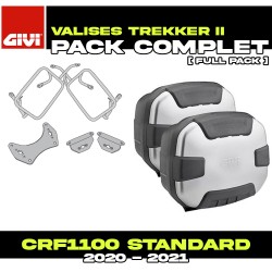 PACK-PLO1179MK-TRK35PACK2 : Givi Trekker II Aluminium Side Cases Pack Honda CRF Africa Twin