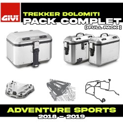 PACK-1161-DLMKA : Givi Dolomiti Alu Luggage Kit Honda CRF Africa Twin