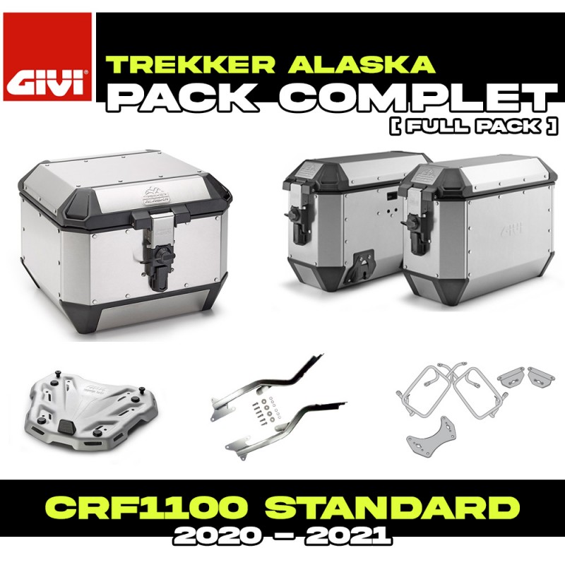 PACK-1179-ALAA : Givi Alaska Alu Luggage Kit Honda CRF Africa Twin