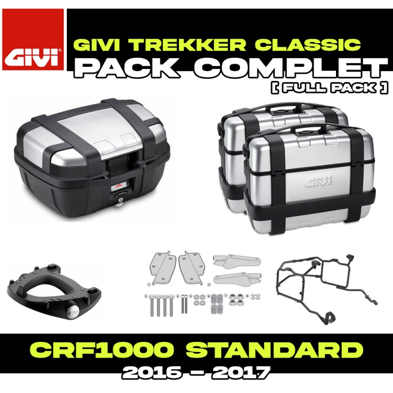 PACK-1144-TRKA : Givi Trekker Alu Gepäckset Honda CRF Africa Twin