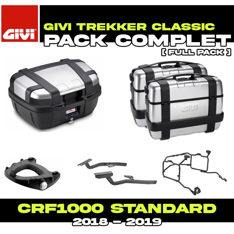 PACK-1162/1161-TRKA : Givi Trekker Alu Luggage Kit Honda CRF Africa Twin