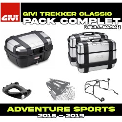 PACK-1161-TRKA : Pack Bagagerie Givi Trekker Alu Honda CRF Africa Twin