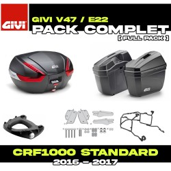 PACK-1144-V47NN/E22N : Givi V47 / E22 Luggage Kit Honda CRF Africa Twin