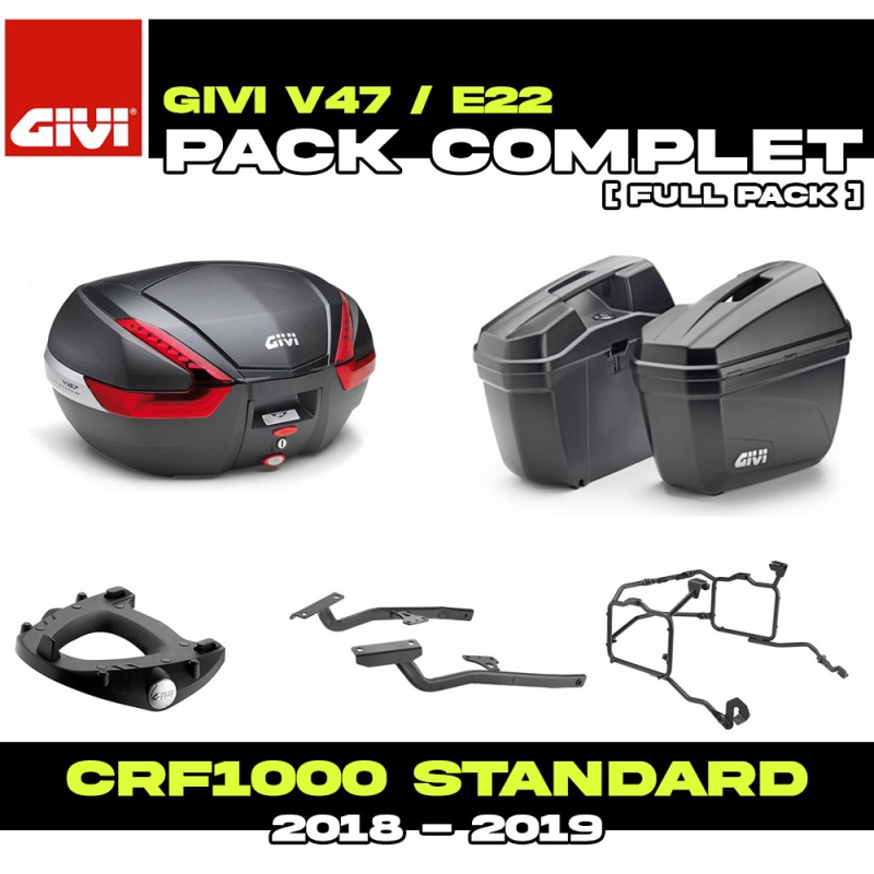 PACK-1162/1161-V47NN/E22N : Pacchetto Bagagli Givi V47 / E22 Honda CRF Africa Twin