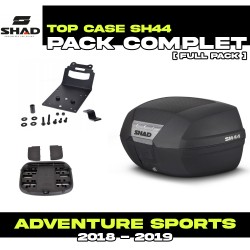 PACK-H0DV18ST-D0B44100 : Pack Top-Case Shad SH44 Honda CRF Africa Twin