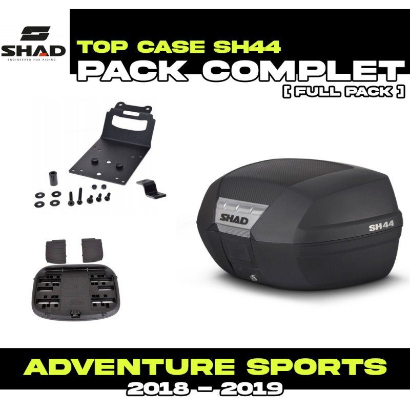 PACK-H0DV18ST-D0B44100 : Shad SH44 Top-Case Set Honda CRF Africa Twin