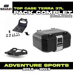 PACK-H0DV18ST-D0TR37100B : Pack Top-Case Shad Terra 37L Nero Honda CRF Africa Twin