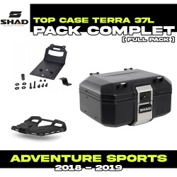 PACK-H0DV18ST-D0TR37100B : Pack Top-Case Shad Terra 37L Noir Honda CRF Africa Twin