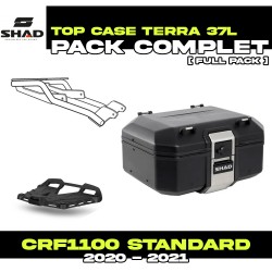 PACK-H0CR10ST-D0TR37100B : Pack Top-Case Shad Terra 37L Noir Honda CRF Africa Twin