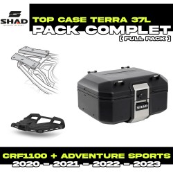 PACK-H0DV10ST-D0TR37100B : Pack Top-Case Shad Terra 37L Noir Honda CRF Africa Twin