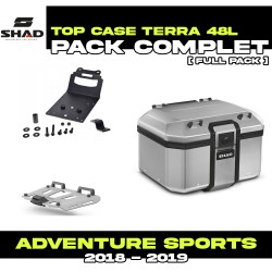 PACK-H0DV18ST-D0TR48100 : Shad Terra 48L Alu Top Box Kit Honda CRF Africa Twin
