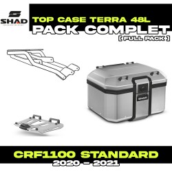PACK-H0CR10ST-D0TR48100 : Pack Top-Case Shad Terra 48L Alu Honda CRF Africa Twin