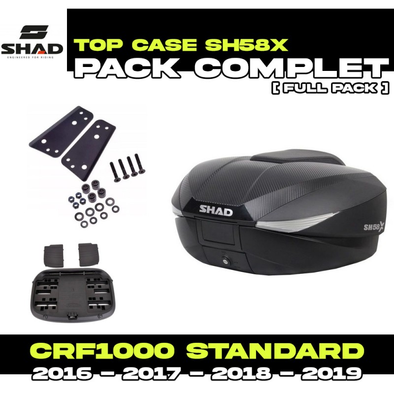 PACK-H0CR12ST-D0B58206 : Pack Top-Case Shad SH58X Honda CRF Africa Twin