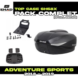 PACK-H0DV18ST-D0B58206 : Shad SH58X Top Box Kit Honda CRF Africa Twin