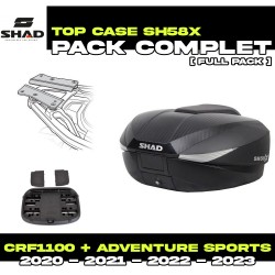 PACK-H0DV10ST-D0B58206 : Shad SH58X Top Box Kit Honda CRF Africa Twin