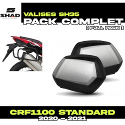 PACK-H0CR104P-D0B35200 : Shad SH35 Side Panniers Alu Kit Honda CRF Africa Twin