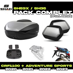 PACK-H0DV10-D0B59/35 : Paquete Equipaje Shad SH59X/SH35 Honda CRF Africa Twin