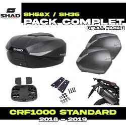 PACK-H0CR12/H0FR19-D0B58/36 : Shad Luggage Pack SH58X/SH36 Honda CRF Africa Twin